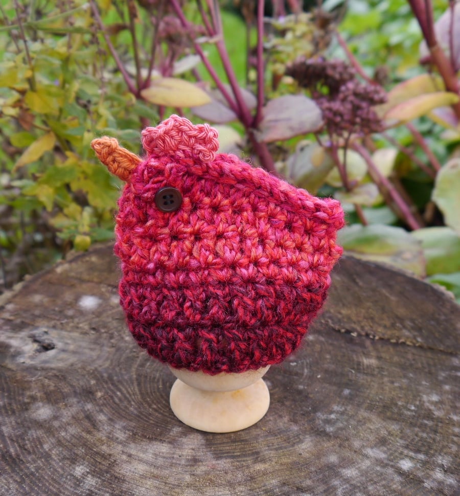 Chicken Egg Cosy Red