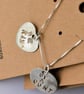 Fine Silver BE KIND OF A C U NEXT TUESDAY Pendant - Image 7