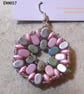 Hexagonal bead earrings (customisable) - Image 1