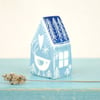 Little Ceramic House (Blue-Grey)