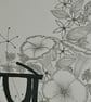 Moonlight - Original Botanical Pencil Drawing - Celestial Gothic Wall Art - Image 2