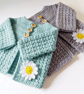 Daisy Crochet Baby Cardigan – Handmade New Baby Gift - Image 2