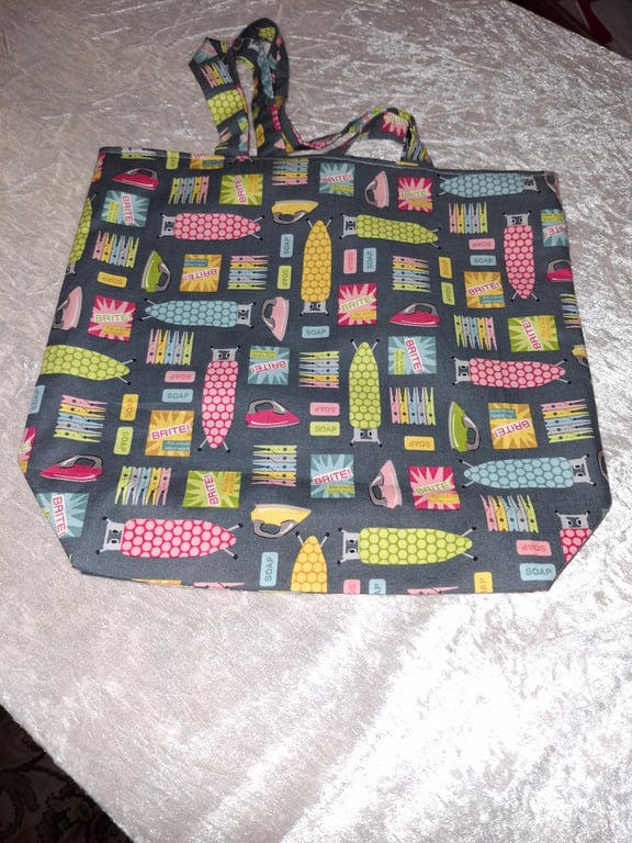 Laundry Themed Fabric Bag