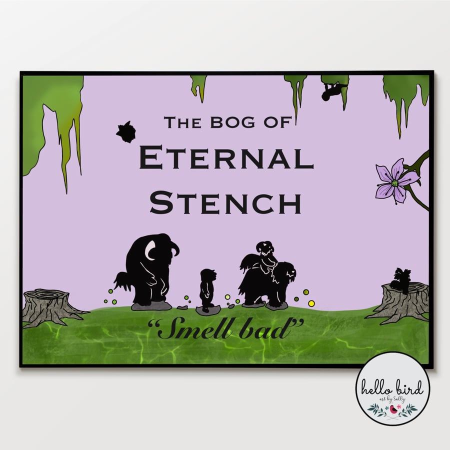 The Bog of Eternal Stench Wall Art Print