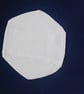 Round cushion cover in green & cream patchwork Laura Ashley. Slightly imperfect. - Image 3