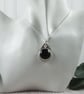 Necklace, Sterling Silver and Onyx Pendant - Image 5