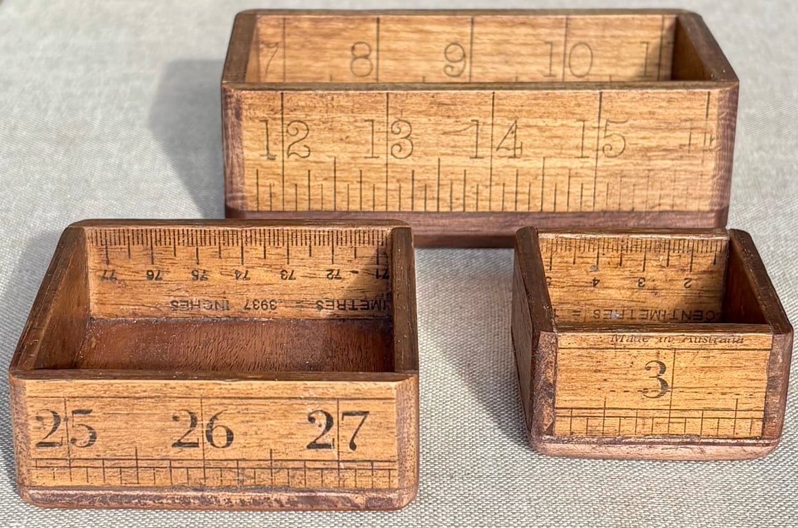 Medium sized upcycled box with many uses