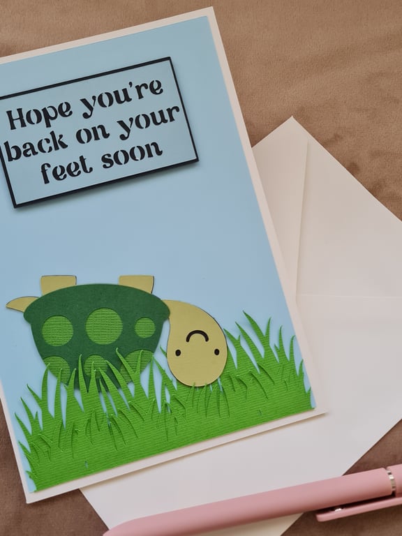 Slow & steady healing - Get Well Card