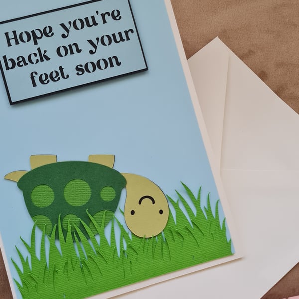 Slow & steady healing - Get Well Card