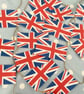 Union Jack  tiny mini bunting  - Image 1