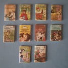 Dolls House miniature books - LADYBIRD BOOKS set 1
