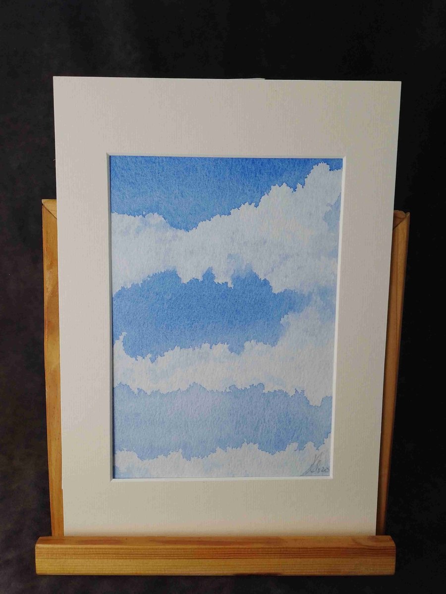 Original watercolour. Clouds 36.