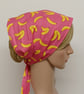 Wide cotton head scarf for women, self tie hair covering, summer hair scarf - Image 4