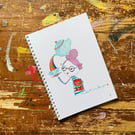 Make Time For You - A5 wire bound notebook