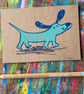 Mini print- happy sausage dog - Image 3