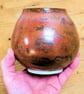 Moon jar, vase handmade pottery copper glaze - Image 3