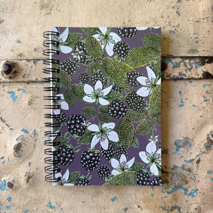 'Blackberries' A6 Notebook