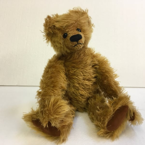 Ready to Cut and Sew. Mohair Teddy Bear for You to Make Yourself. DIY Project