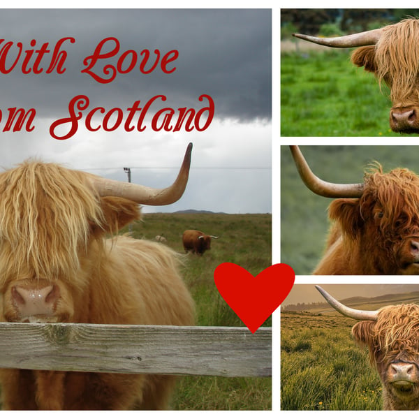 With Love From Scotland Card A5 