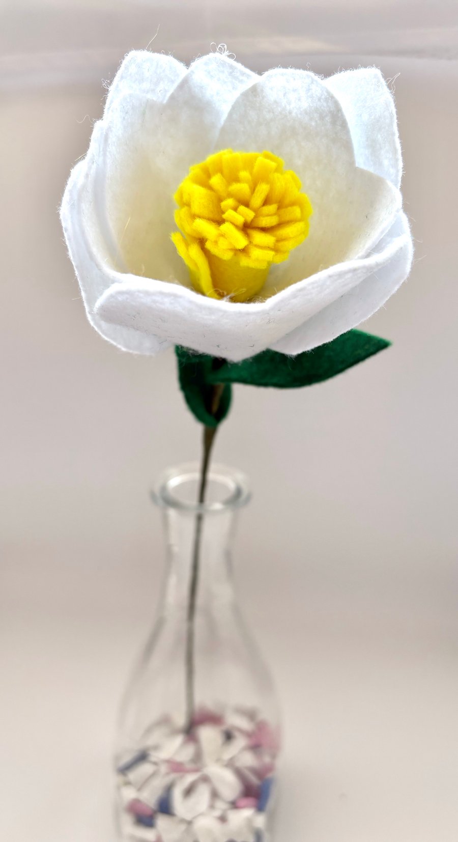 Handmade Claire du Lune peony flower