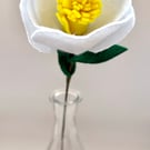 Handmade Claire du Lune peony flower