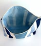 Toiletry Bag with Textured Velvet Stripes - Image 2