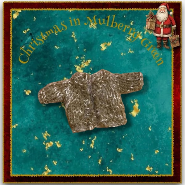 Little Nippers Brown Tweed Cardigan 