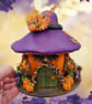 Pumpkin Witch Cottage - Halloween Decoration - Image 3