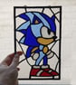 Sonic the Hedgehog Stained Glass Suncatcher - Image 3