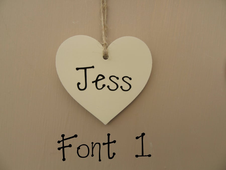 Hanging Hearts for Jules Handmade Gifts plaques. 5cm add on hearts.