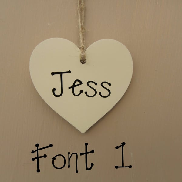 Hanging Hearts for Jules Handmade Gifts plaques. 5cm add on hearts.