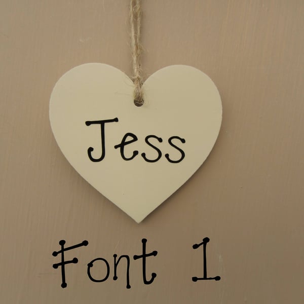 Hanging Hearts for Jules Handmade Gifts plaques. 5cm add on hearts.