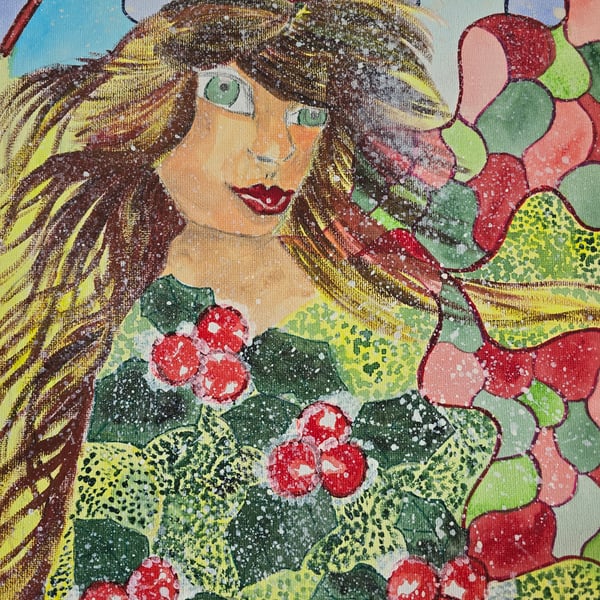 Fairy Acrylic Painting