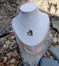Silver side hanging heart - Image 2