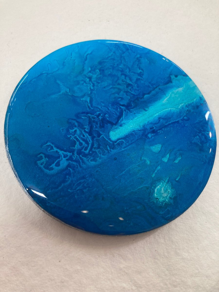 Blue Coasters Handmade