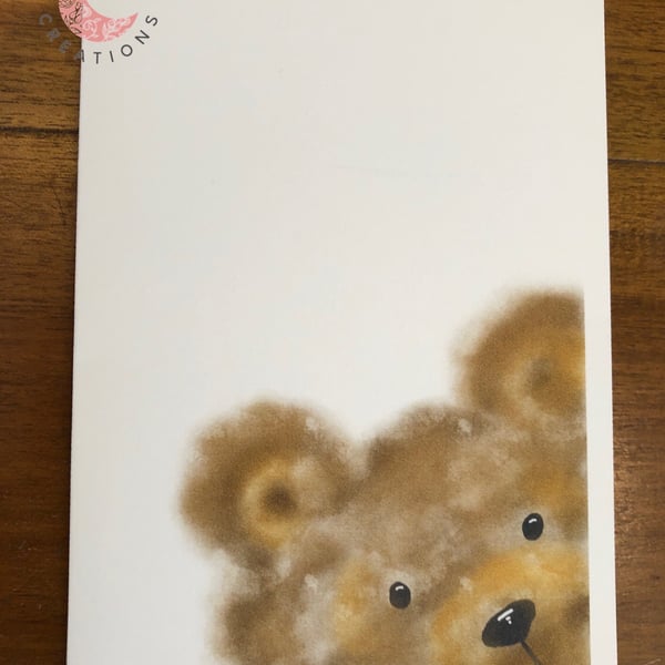 Golden Bear Hugs, Blank Card