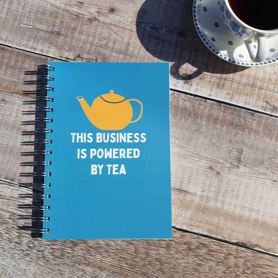 This Business is Powered by Tea Notebook