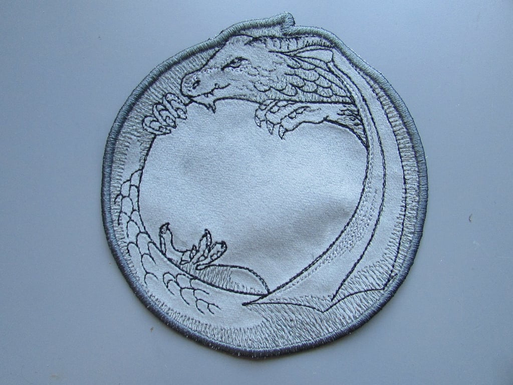Dragon Embroidered Coaster