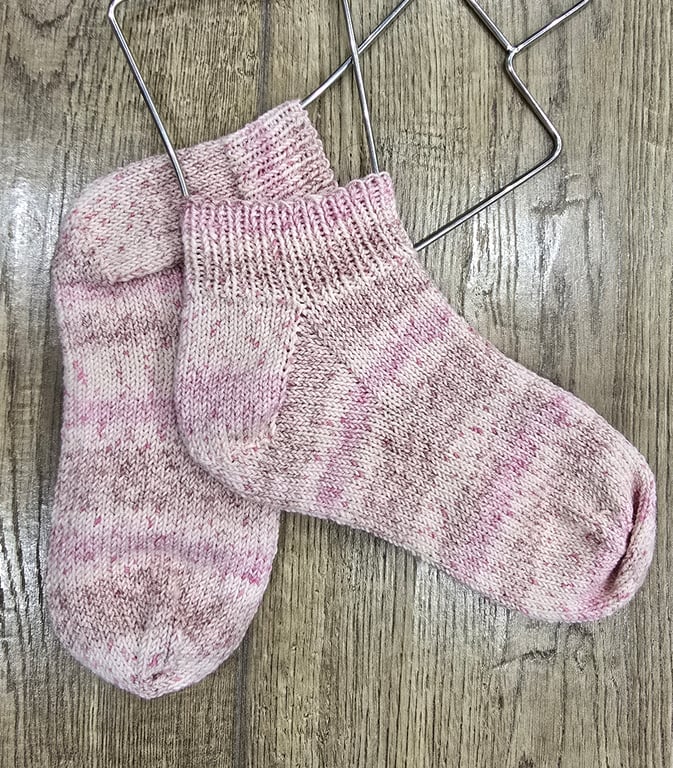 Handmade Trainer Socks Size 3-4