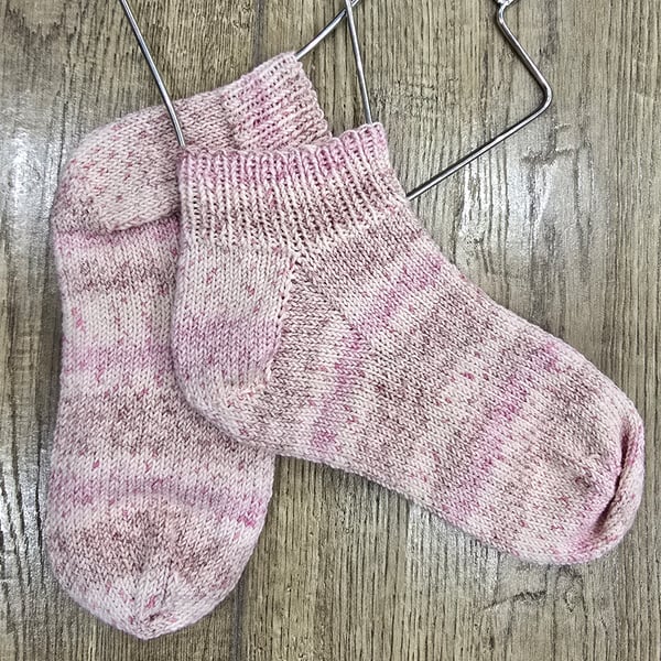 Handmade Trainer Socks Size 3-4