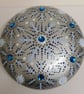 Hand painted 'icy' Christmas stone - Image 1