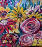 Acrylic "Flowers" painting 30x30 