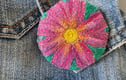 Hand embroidered brooches 