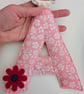 Personalised Floral Initial Door Sign - Padded Nursery Fabric Letter  - Image 3