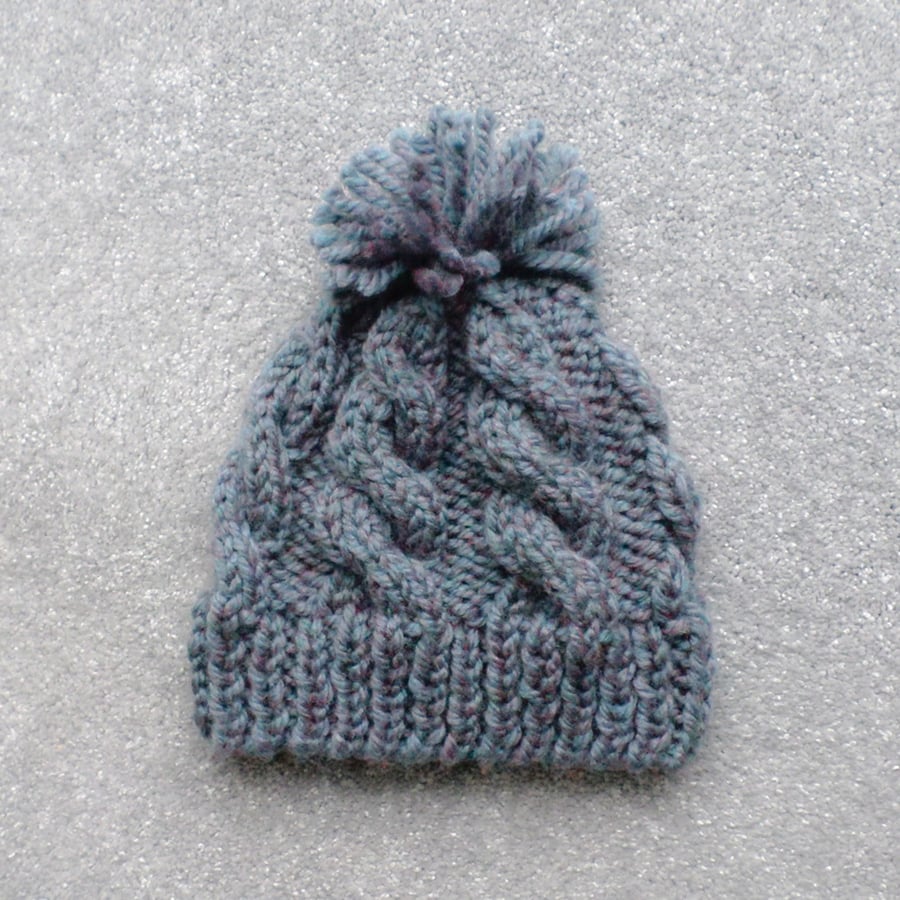 KNITTING PATTERN PDF Cliff Cable Hat