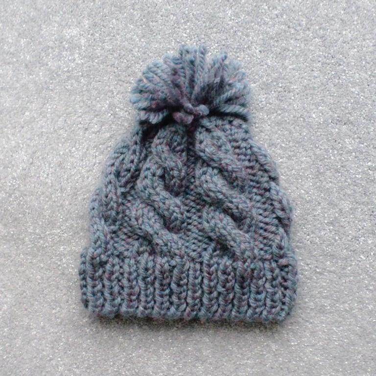 KNITTING PATTERN PDF Cliff Cable Hat