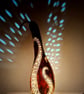 Long Swirls 2 Gourd Lamp Night Light - Image 3