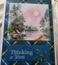 Vintage-style greeting card - Thinking of you card - Sympathy Card