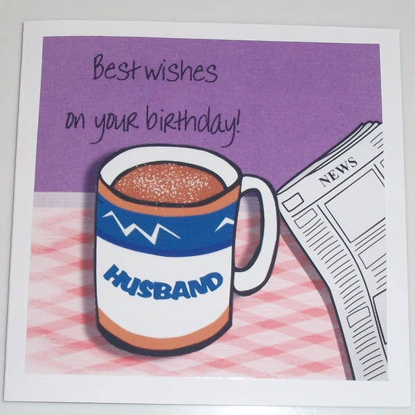 Husband birthday card