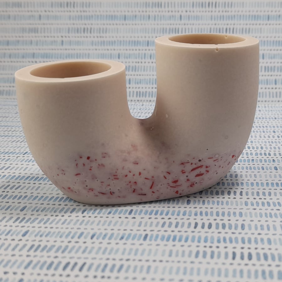 Double candle holder